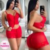 LENCERIA JULIETA SEXY ROJO