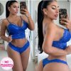 LENCERIA VIOLETA AZUL REY
