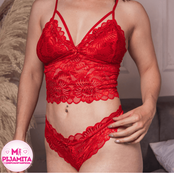 LENCERIA VIOLETA ROJO - Image 2