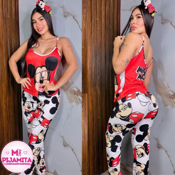 PIJAMA PANTALON TIRAS SUELTA MICKEY MOUSE