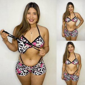 PIJAMA TRIO CANDY MINIE MOUSE