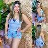 PIJAMAS SHORT TIRAS MOÑO STICH Y ANGEL