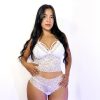LENCERIA VIOLETA BLANCO