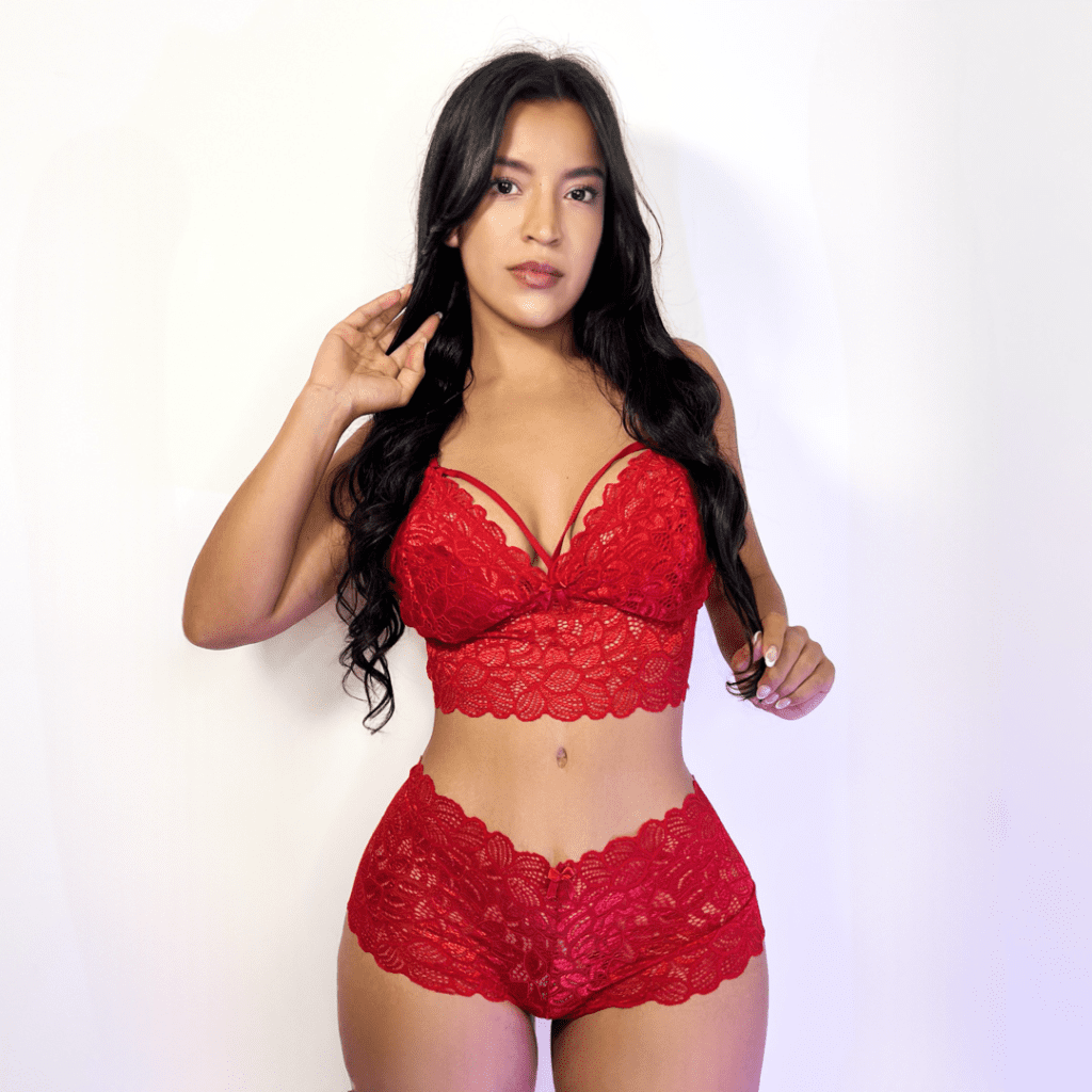 LENCERIA GIRASOL ROJO